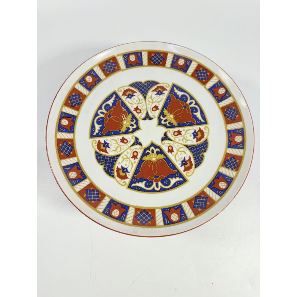 Pedestal Cake Plate Imari Seymour Mann Derbyshire Footed Replacement China - Picture 4 of 16